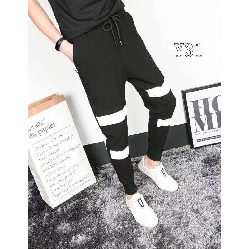 &lt;FREE SHIP&gt; Quần jogger vải thun nỉ co giãn dày dặn