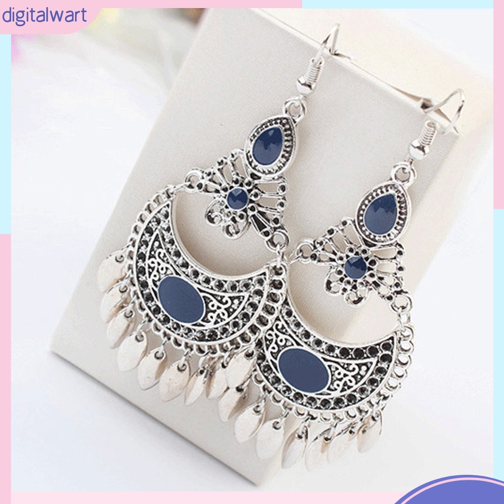 Bông Tai Thiết Kế Rỗng Phong Cách Bohemia Thời Trang Cho Nữ