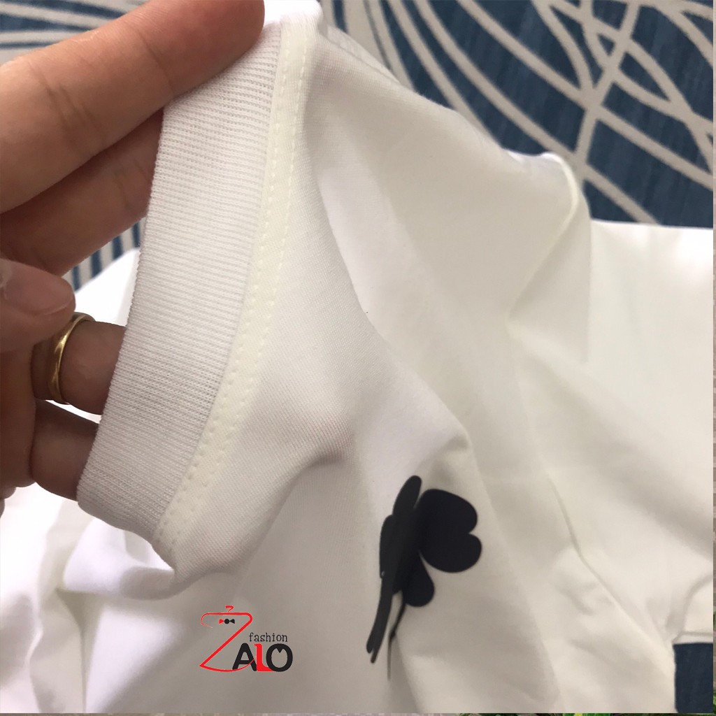 Áo Thun Phản Quang Cỏ Bốn Lá Form Rộng Tay Lỡ ATPQ04 Nam Nữ Phản Quang Đa Sắc- AQ STORE