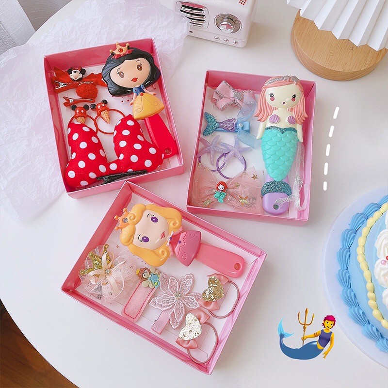 🌼 Set kẹp tóc, lược chải đầu