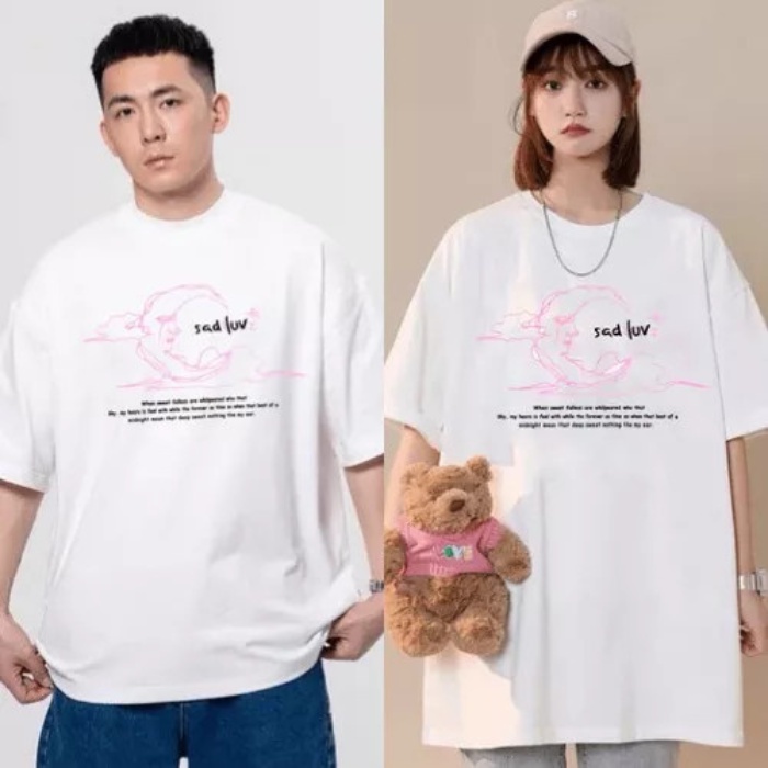 Áo Thun Nam Nữ Form Rộng Tay Lỡ 1969Unisex Áo Phông Nam Nữ 1969Unisex Form Rộng Tay Lỡ Cổ Tròn SAD.BOIZ SAD LUV