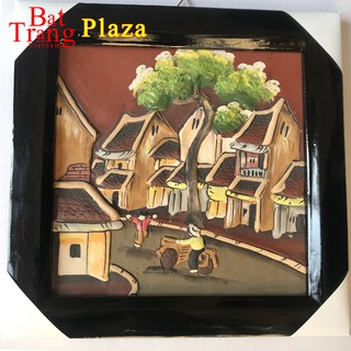 Tranh Gốm Bát Tràng 25x25cm