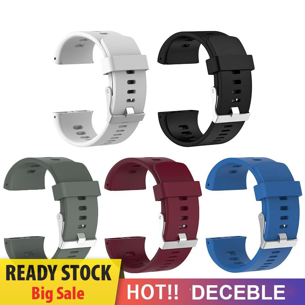 Deceble Sports Silicone Replacement Wristwatch Band for Polar V800 Smart Bracelet