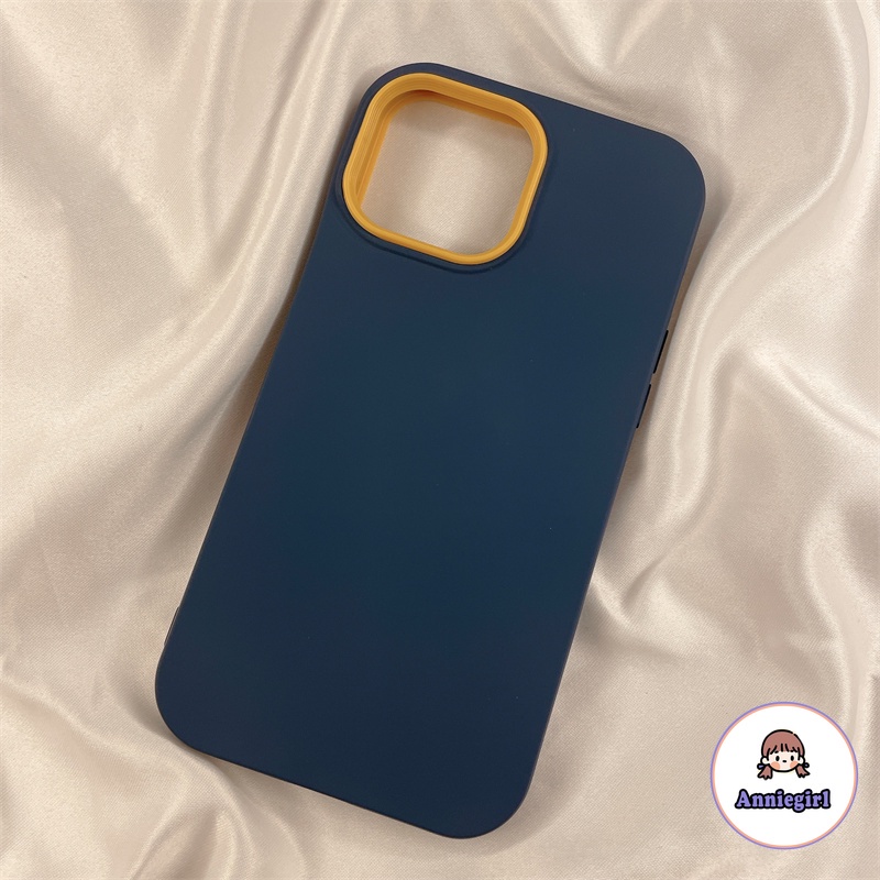 Ốp Điện Thoại Silicone Mềm Màu Macaron Chống Sốc 3 Trong 1 Cho Iphone 14 13 12 11 Pro Max X XR 8 7 Plus