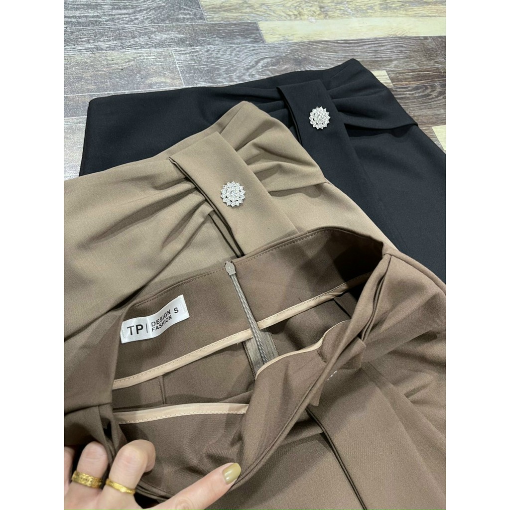 Chân Váy Dài Công Sở Chữ A xẻ tà phong cách ulzzang Hàn Quốc, Váy Dài Xẻ Tà Chữ A Công Sở | BigBuy360 - bigbuy360.vn