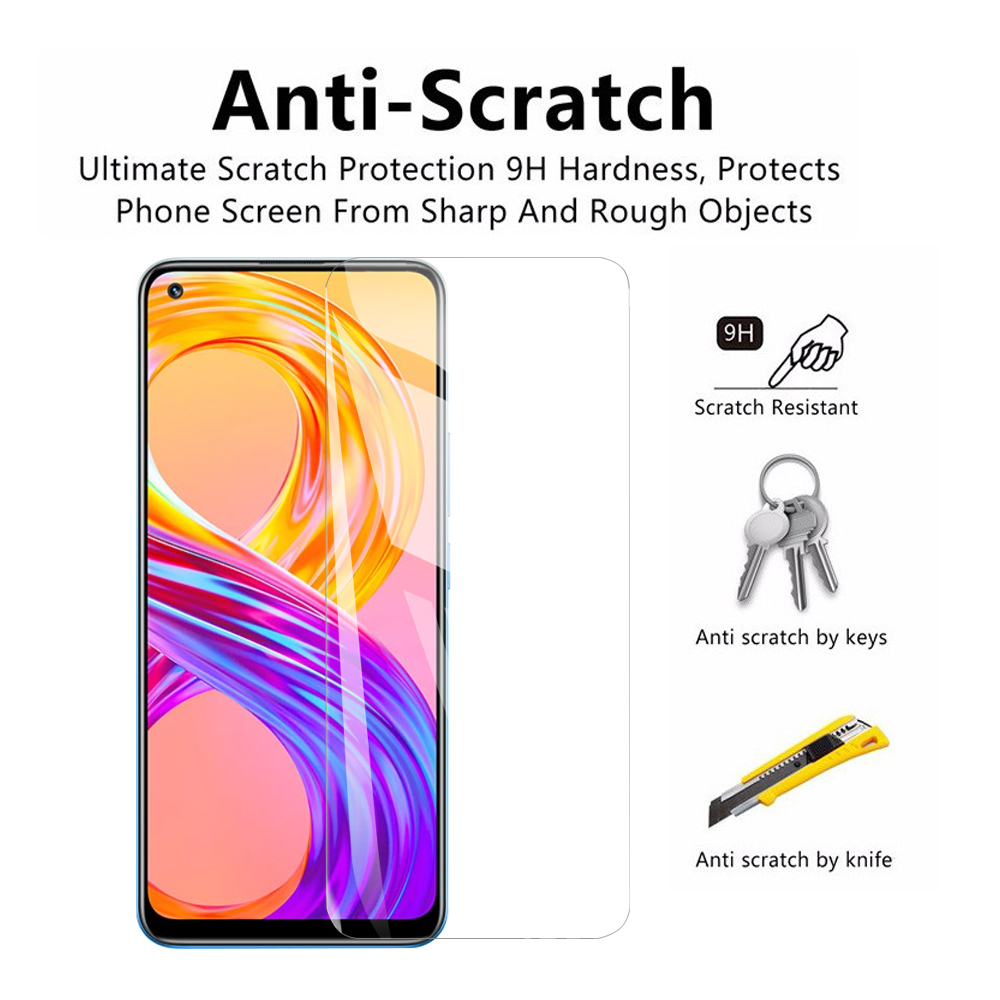 Set 2 Kính Cường Lực 9h Bảo Vệ Màn Hình Cho Oppo Realme 8 Pro / Realme 7 Pro / 8 Pro