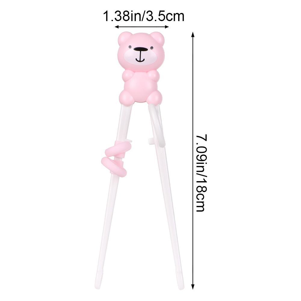 1 Cặp Đũa Tập Ăn Họa Tiết Hoạt Hình Đáng Yêu Dành Cho Trẻ