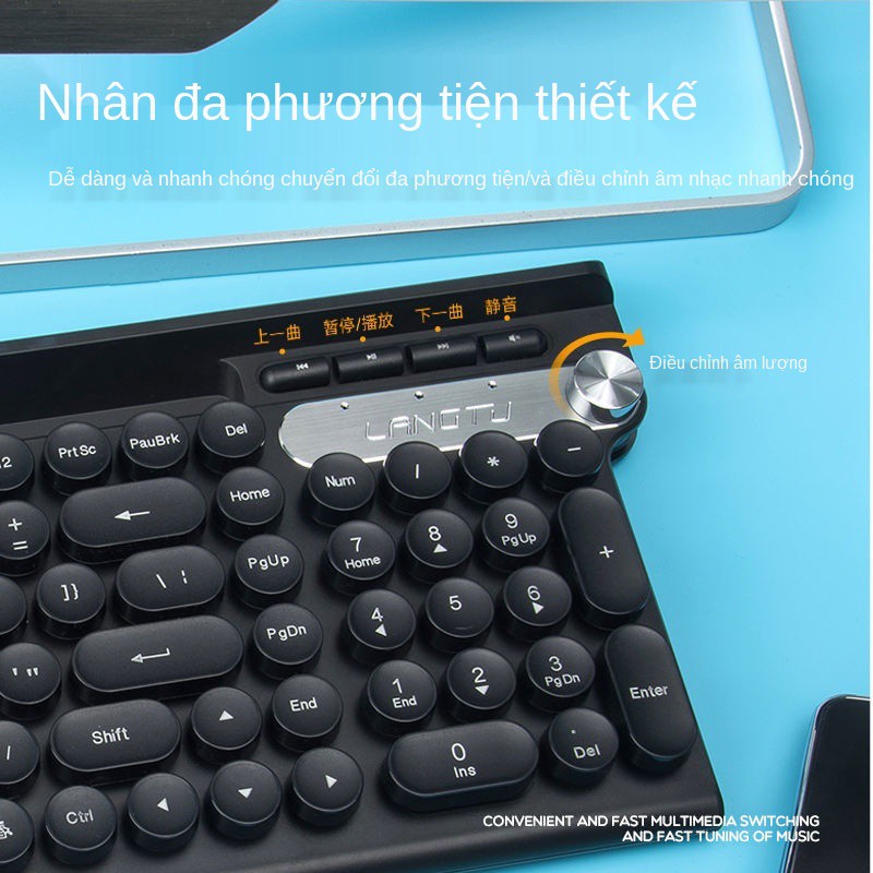 Bộ điều khiển bàn phím và chuột không dây Langtu Cảm nhận trò chơi thể thao điện tử văn phòng máy tính gia đình