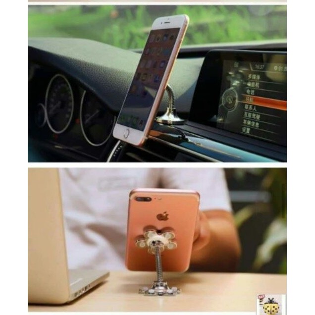 Giá đỡ điện thoại hình cánh hoa 2 đầu hút chân không siêu dính | BigBuy360 - bigbuy360.vn