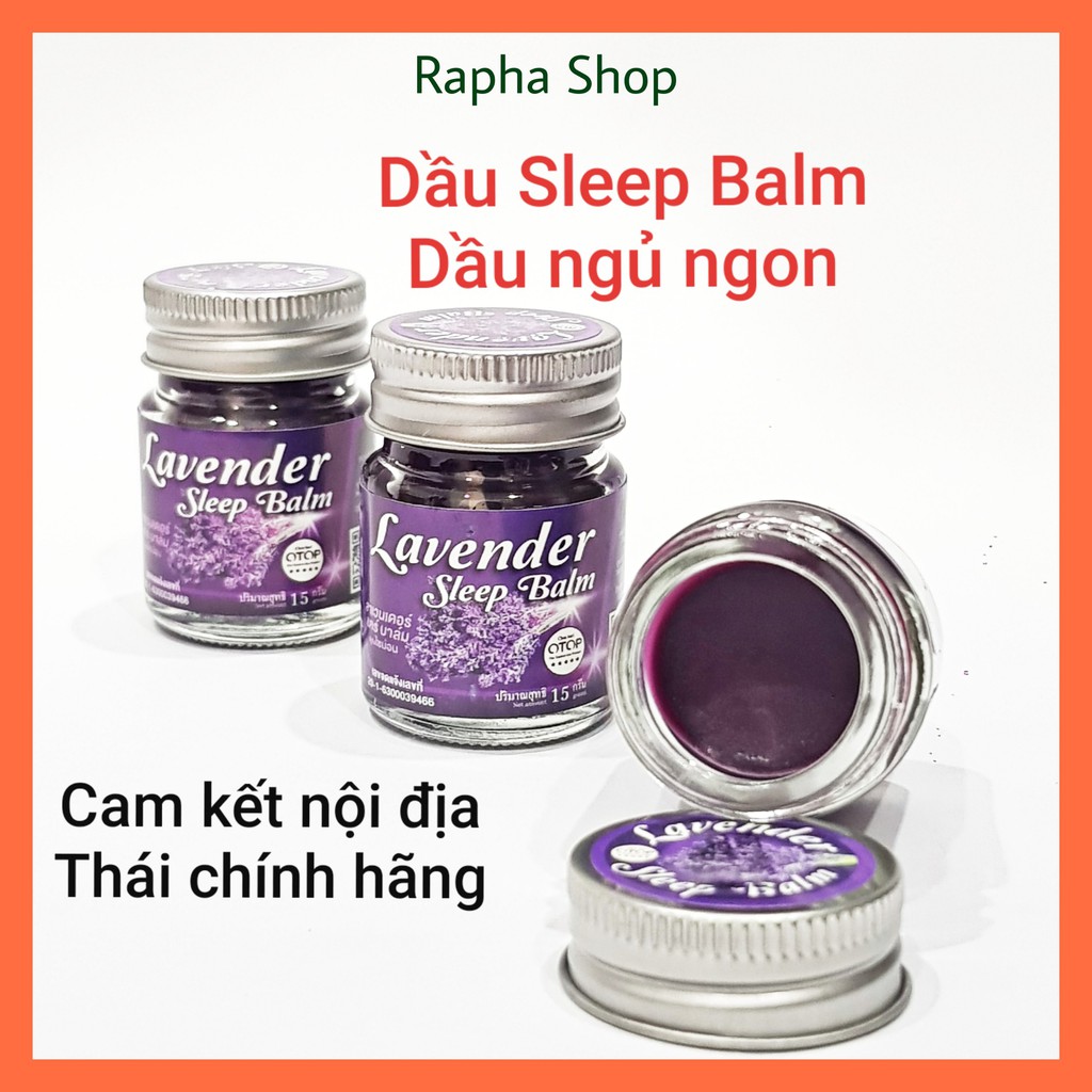 Dầu Cù Là Ngủ Ngon Lavender OTOP Thái Lan Giảm Stress Căng Thẳng Mệt Mỏi