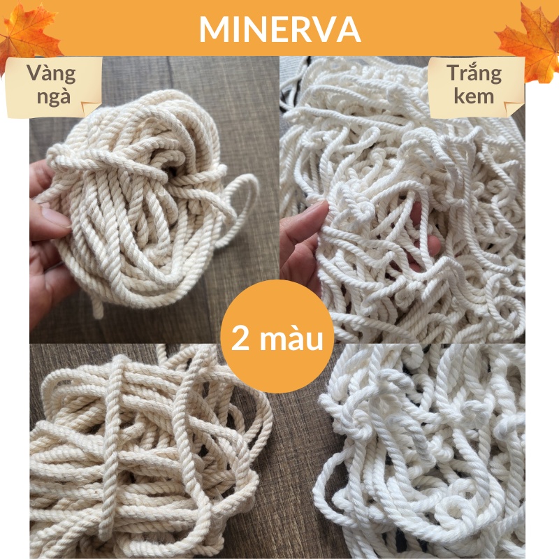 [THỦ CÔNG] 10 mét Dây Macrame đường kính 3 mm làm thủ công đan nghệ thuật