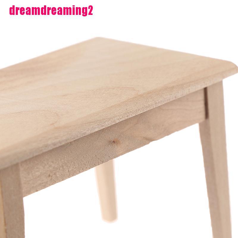 Mô Hình Ghế Gỗ Múa Ba Lê Hình Chữ Nhật Tỉ Lệ 1 / 12