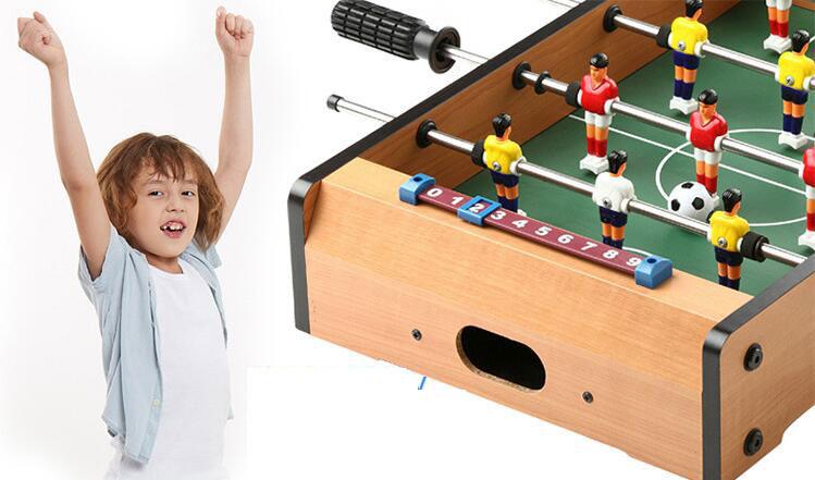 Bàn Đá Banh Mini - Đồ Chơi Bàn Bi Lắc Bóng Đá Table Top Foosball Trẻ Em, Luyện Phản Xạ, Trẻ Thông Minh