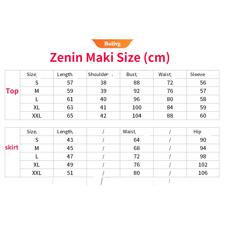 Bộ Trang Phục Hóa Trang Nhân Vật Anime Nhật Bản Jujutsu Kaisen Kugisaki Nobara Zenin Maki | BigBuy360 - bigbuy360.vn