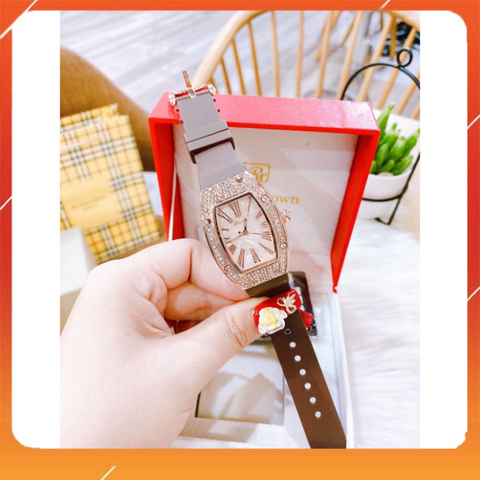 Đồng hồ nữ DANEVA dây cao su non cao cấp siêu bền, cá tính hợp gu thời trang, chống nước, bảo hành 12 tháng