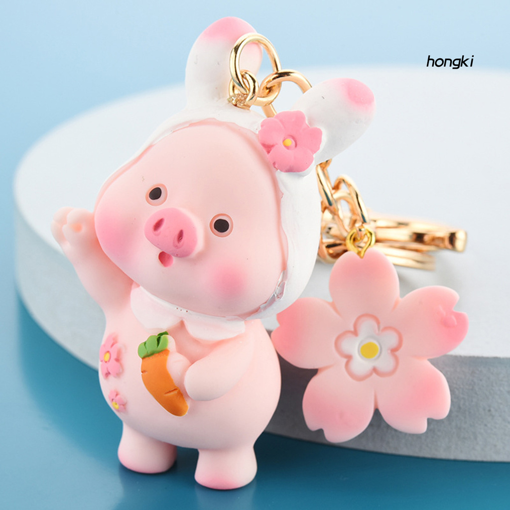 Móc khóa hình chú heo con xinh xắn