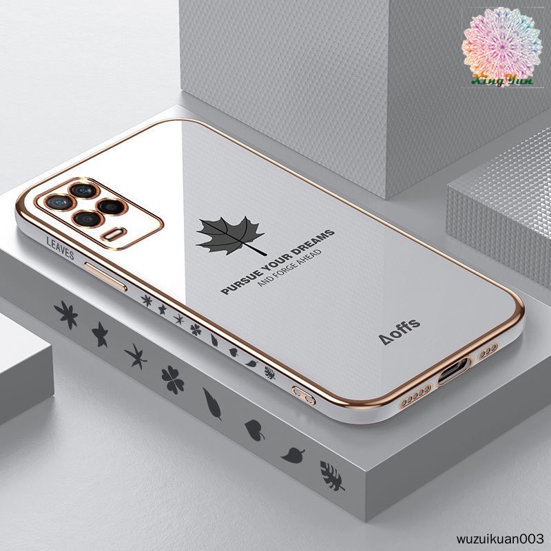 Ốp Điện Thoại Mềm Họa Tiết Lá Phong Cho OPPO Realme C15 C25 C12 C11 2021 Realme5 5i 6i C3 5s Realme7i C17 C20 C11 2020 8 8pro