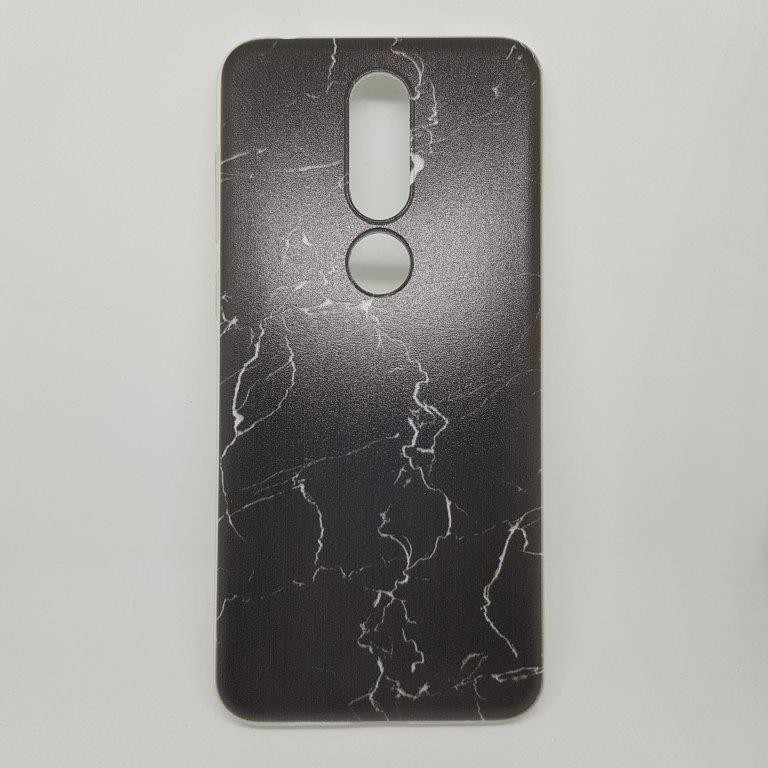 Ốp dẻo cho Nokia X6-2018 hình Vân đá cẩm thạch