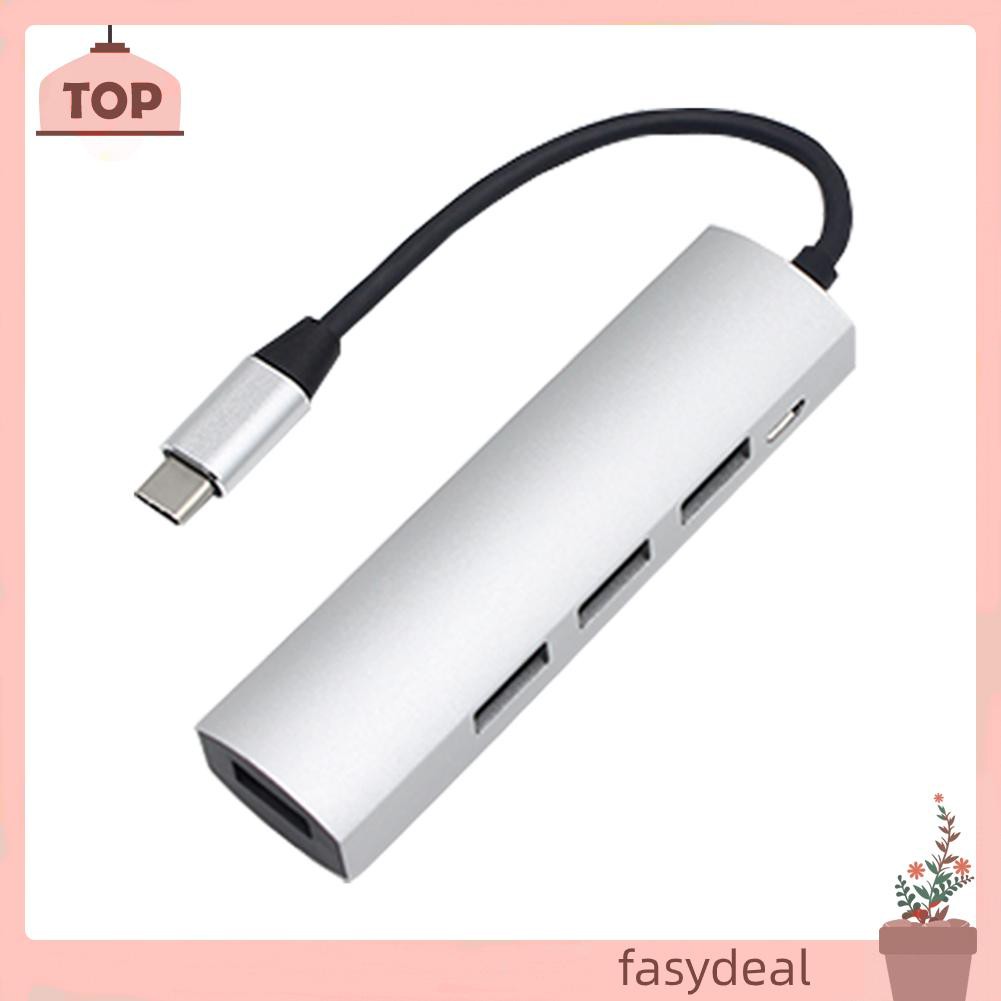 Bộ chia chuyển đổi cổng Hub Type-C 4 trong 1 USB 3.1 USB3.0 3 480Mbps USB2.0