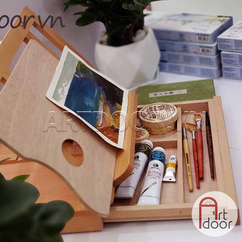 [ARTDOOR] Giá vẽ để bàn ART SECRET Folding Easel kèm khay pha (SWE110)