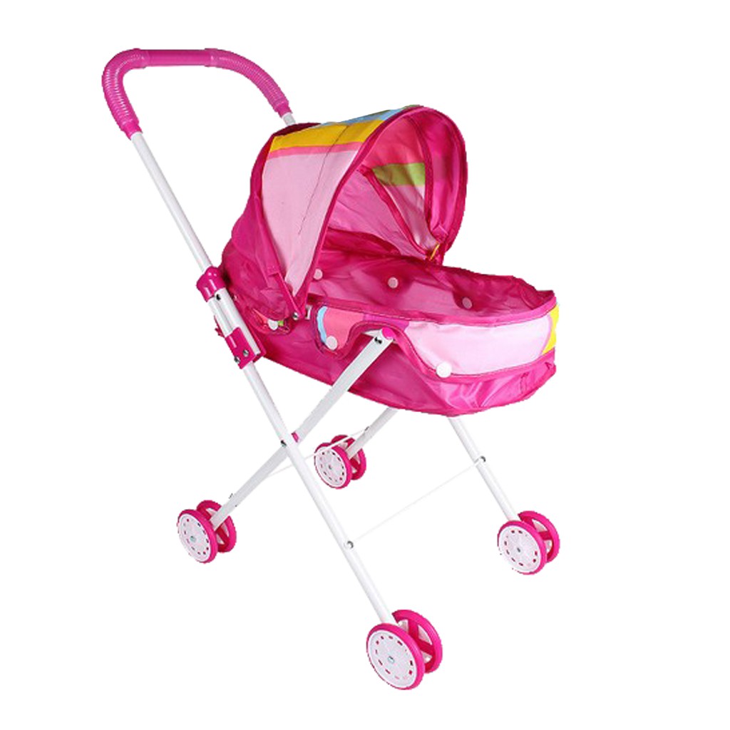 Xe Đẩy Búp Bê Đồ Chơi Mini Lzdhuiz Shop61 Có Thể Gấp Gọn Cho Bé