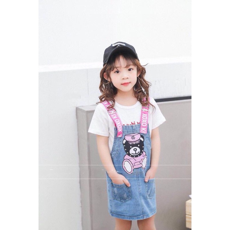 Set yếm bò bé gái