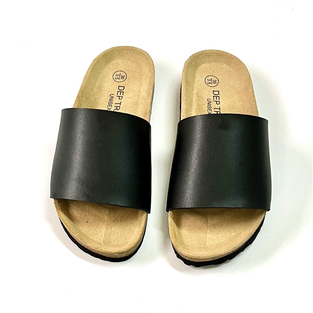 Dép đế trấu Birken nam nữ unisex quai bản ngang