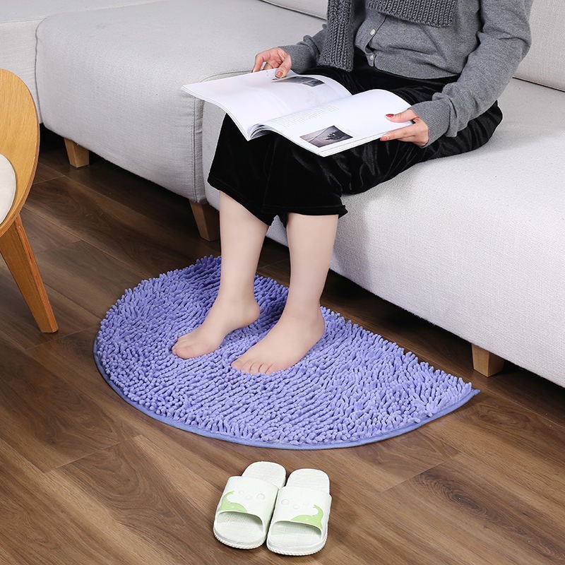 Thảm lau chân san hô bán nguyệt cao cấp chống trượt thấm nước nhà tắm nhà bếp phòng khách ChiChi TC02