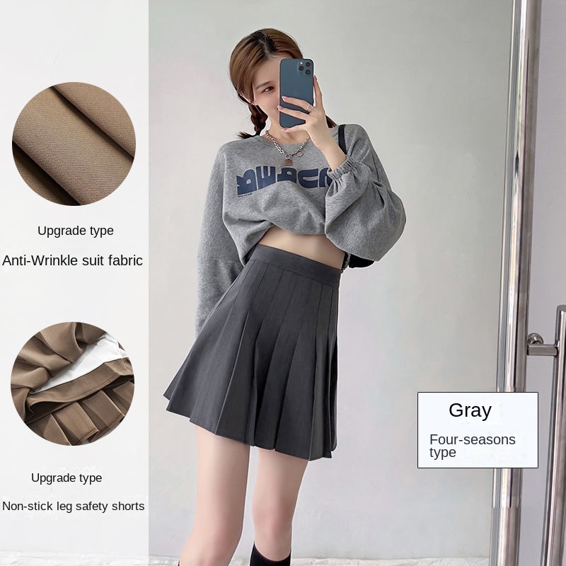 Chân Váy Xếp Ly Lưng Cao Thời Trang 2022 Mới Mẻ Trẻ Trung Cho Nữ