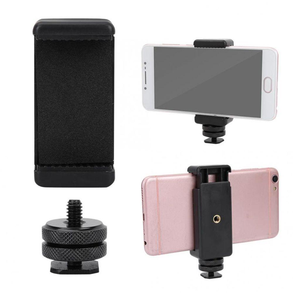 Kẹp Gắn Điện Thoại/Máy Ảnh DSLR 1/4 Màu Đen Siêu Bền Tiện Dụng