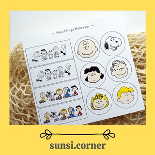 Hình dán, sticker trang trí hình nhân vật cute