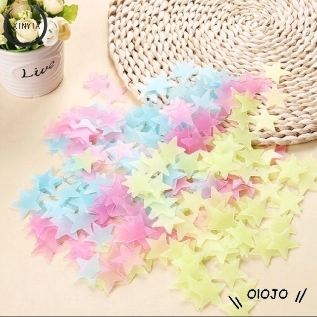 50 ngôi sao dạ quang dán tường trang trí