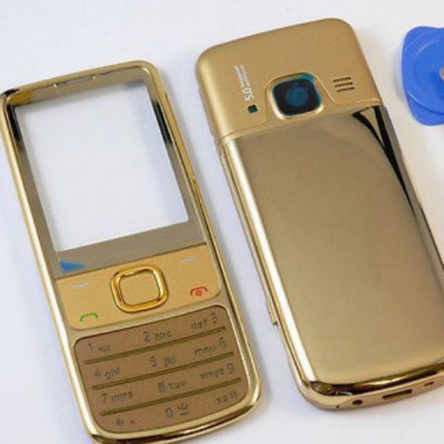 Bộ vỏ + bàn phím Nokia 6700 gold xịn chuẩn /KCLI12