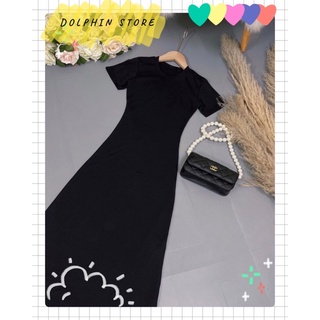BIGSIZE Đầm body đen bigsize