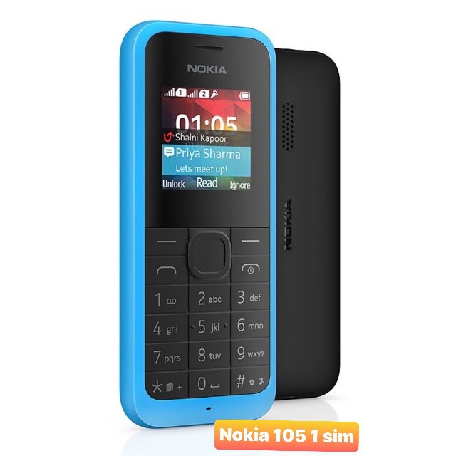 [Mã ELFLASH3 hoàn 10K xu đơn 20K] điện thoại nokia 105 1 sim - hàng cty cũ 99%