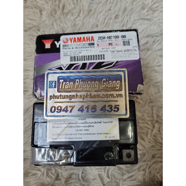 BÌNH ẮC QUY YTZ MÔ TÔ NHẬP THAILAN