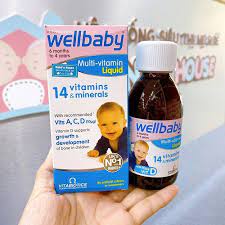VITABIOTICS  WELLBABY Liquid  Chai 150ml Nhập khẩu Anh Hỗ trợ phòng tránh các vấn đề liên quan tới đường hô hấp