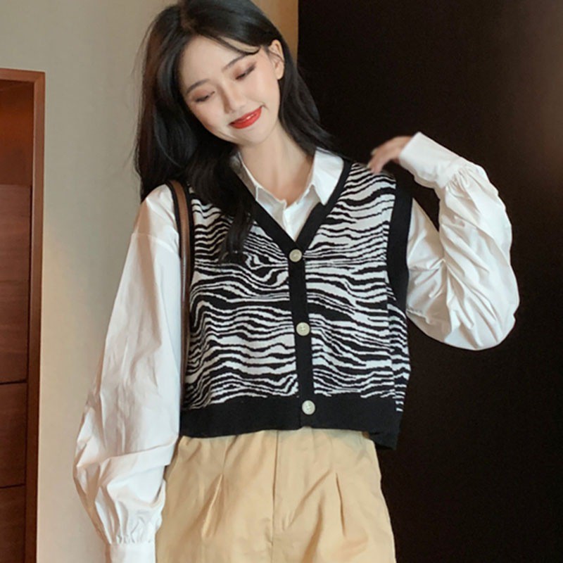 Áo Khoác Cardigan Dệt Kim Thiết Kế Cổ Chữ V Thanh Lịch Dành Cho Nữ