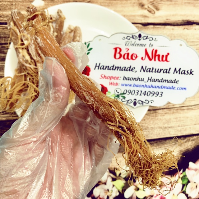 Bột Nhân Sâm - Da Căng Khoẻ, Trắng Hồng_Mp Handmade