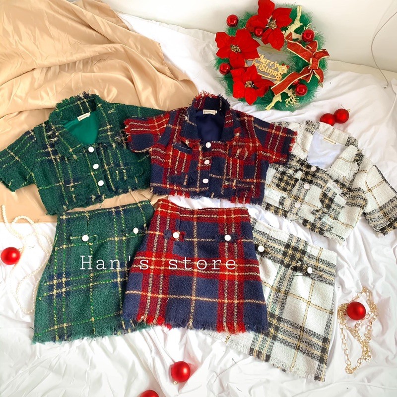 SET BỐ Hoạ tiết Ca rô | BigBuy360 - bigbuy360.vn