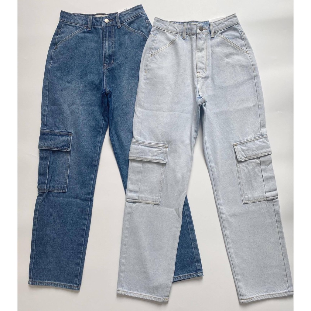 [FREESHIP - ẢNH CHÍNH CHỦ] QUẦN ỐNG RỘNG jean dài TÚI HỘP KAN.CAN