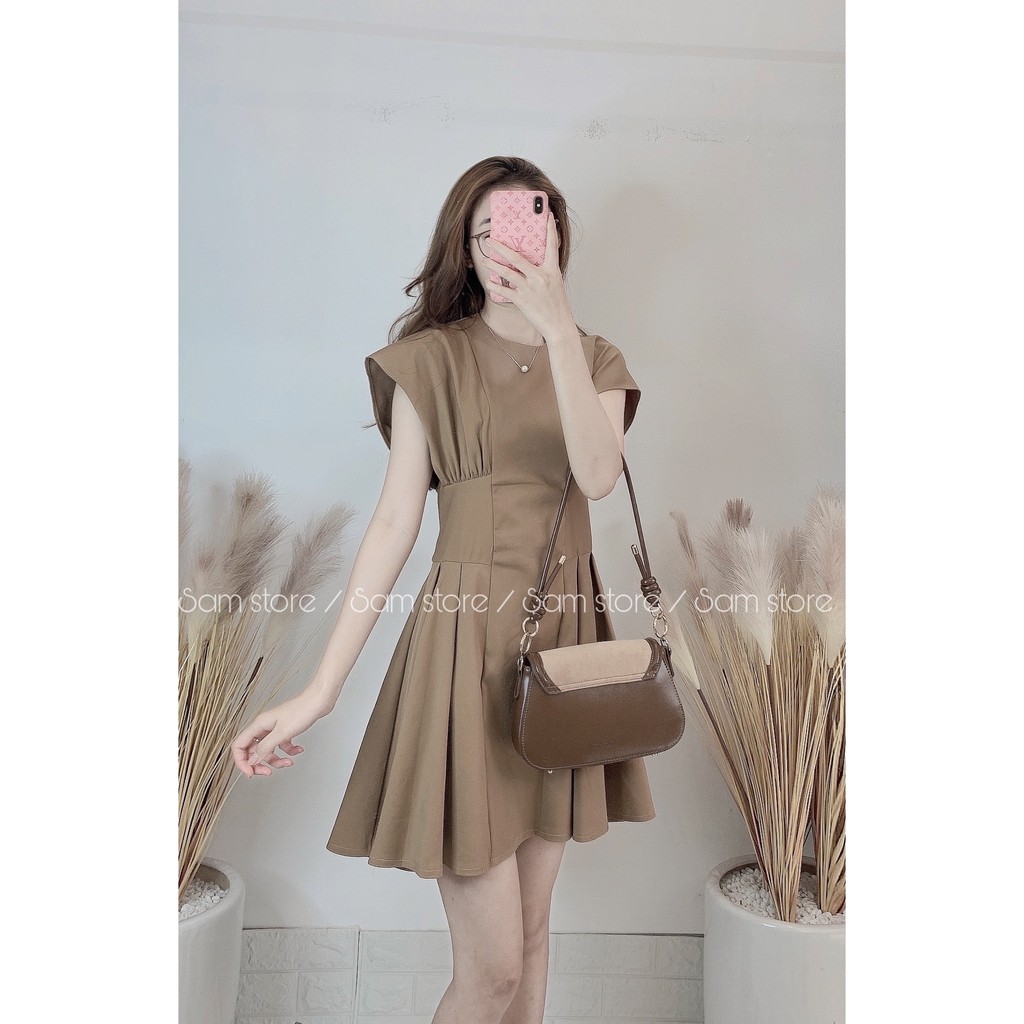 Đầm nâu thiết kế