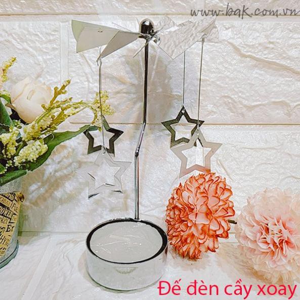 Chân đế cắm nến nghệ thuật xoay được