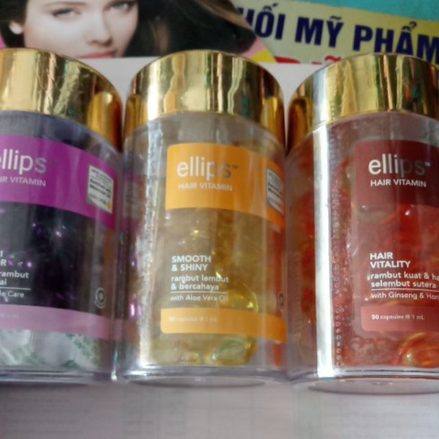 Viên dưỡng tóc ellips(hộp 50 viên)