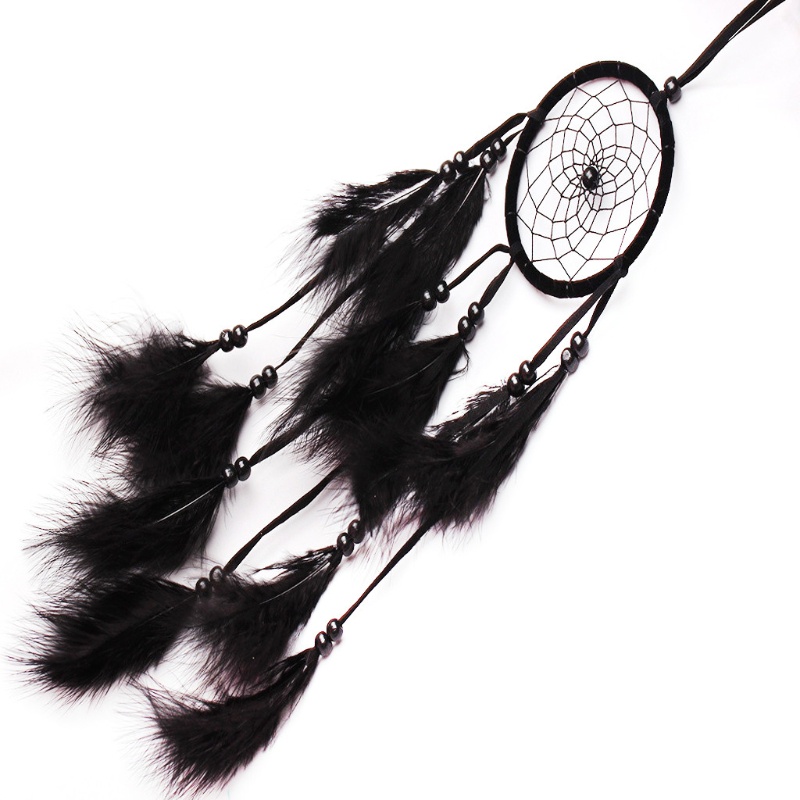 ✿ Dreamcatcher Đính Lông Vũ Trang Trí Nhà Cửa Sáng Tạo