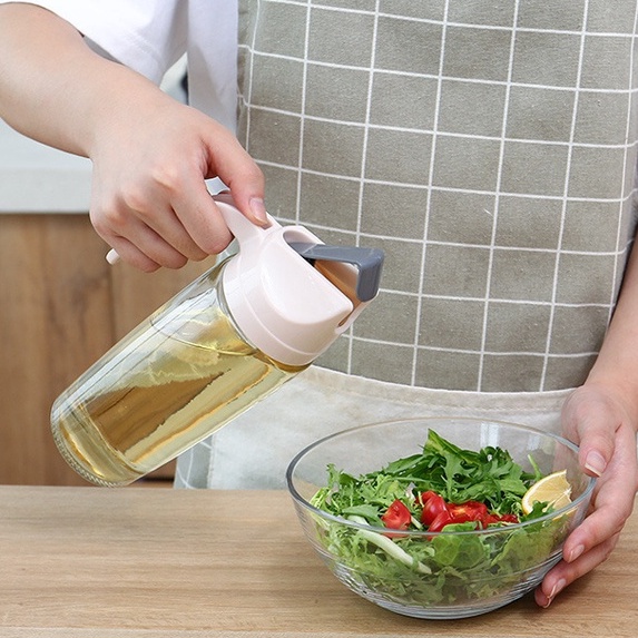 Bình đựng dầu ăn, gia vị nước mắm thủy tinh