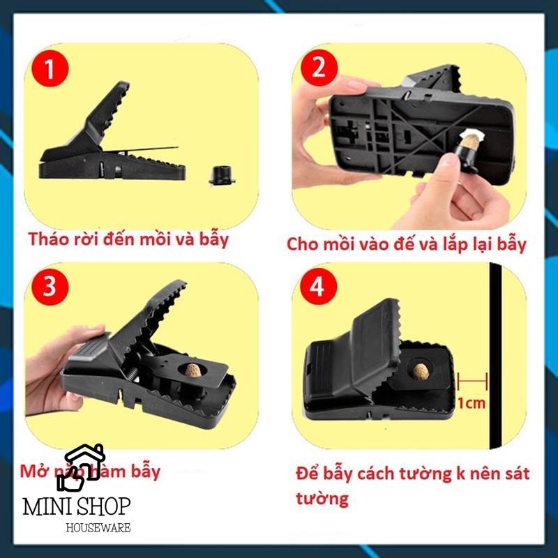 Bẫy Chuột Đen Thông Minh Tiên Lợi Dễ Sử Dụng.