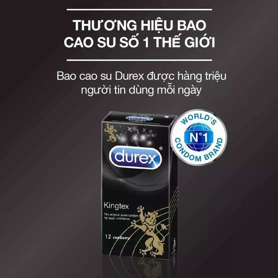 Bao cao su Durex Kingtex