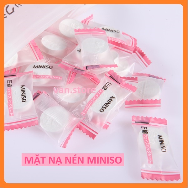 Mặt Nạ Viên Giấy - Mặt Nạ Nén Miniso - Miniso Mask