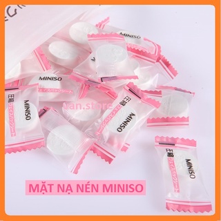 Combo 10 Viên Mặt Nạ Nén Hoa Hồng Miniso Nhật Bản - Mặt Nạ Viên Giấy